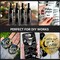 6Pcs Oil-based Chrome Mirror Markers - Silver & Gold Permanent Metallic Markers for Model Painting
